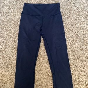 Lululemon navy blue align crop
